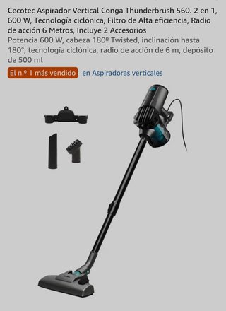Aspirador Cecotec Conga Thunderbrush 560