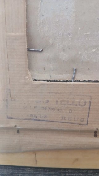 Antiguo cuadro firmado