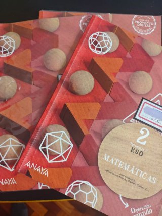 Libros de matemáticas 2 ESO,ANAYA
