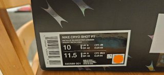 Nike Cryo Shot Palace Naranjas y Plateadas