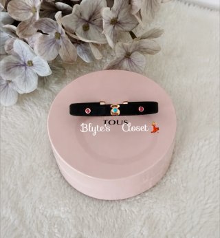 Pulsera Tous Negra y Dorada