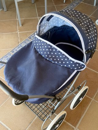 Coche capota niña 5/6 años para muñecas demontable
