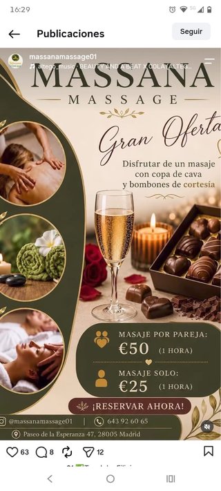 Masajes Relajante Oferta