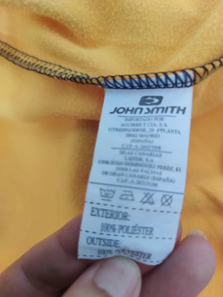 Chaqueta deportiva John Smith naranja y negra