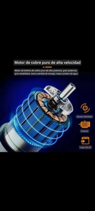NUEVA! Hidrolimpiadora autónoma Portátil 2Baterias