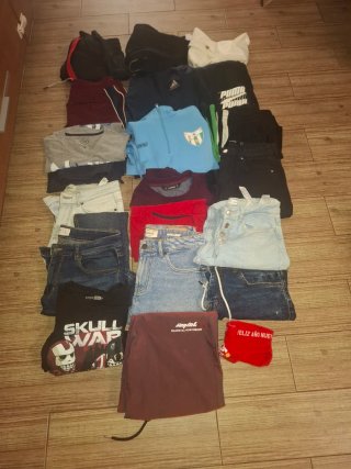 Lote Ropa Mujer/Hombre Tallas M, L ,S, 71 Prenda.