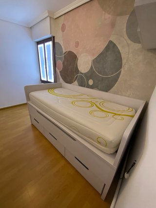 Cama nido con cajones y colchones