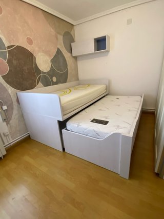Cama nido con cajones y colchones