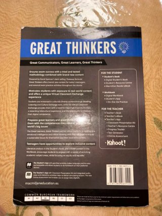 Wordbook great thinkers B1