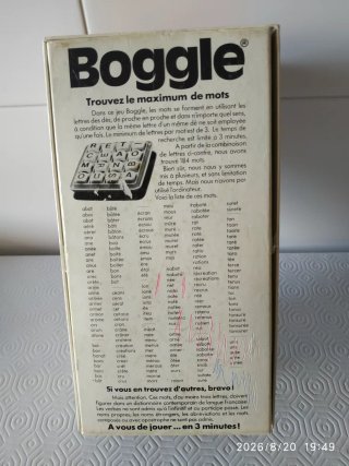 Juego de mesa Boggle antiguo