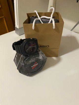 G-Shock Reloj Negro y Gris