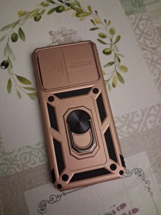 Funda rosapara móvil con soporte