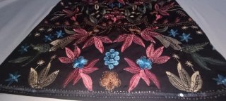 Minifalda bordada floral