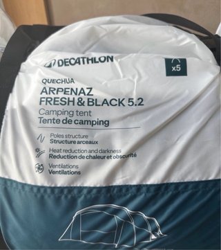 Tienda de campaña familiar Arpenaz 5.2 F&B + suelo