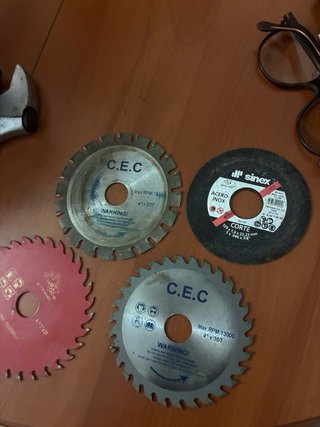 Radial amoladora Raydan 500W + DISCOS
