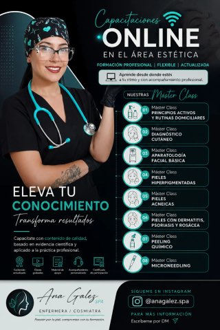 Capacitaciones Online Belleza Ana Galez SPA