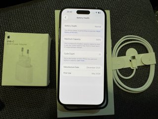 iPhone 16 128GB Batería 100% + Cargador