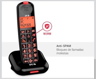 Teléfono Fijo SPC Comfort Kairo Mayores