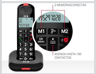Teléfono Fijo SPC Comfort Kairo Mayores