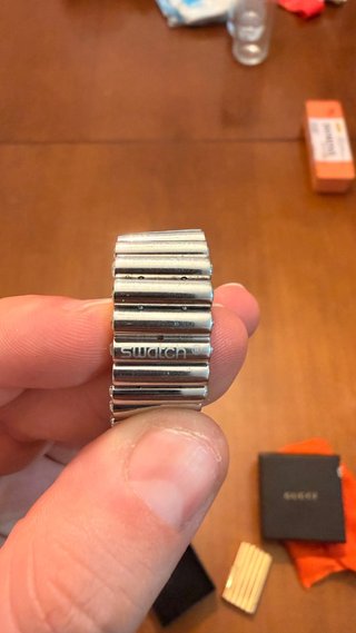 Pulsera Swatch Plata