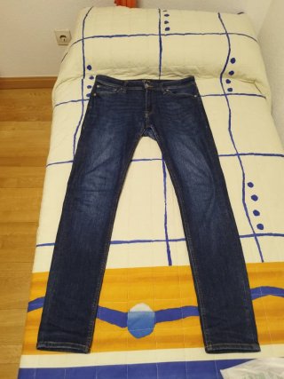 Pantalón vaquero largo hombre azul