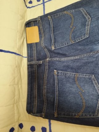 Pantalón vaquero largo hombre azul