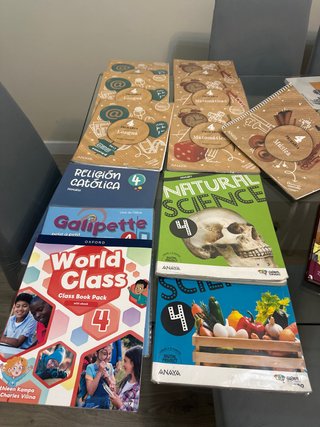 Pack de libros Anaya 4 primaria