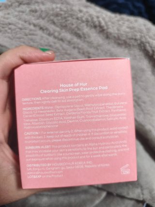 House of Hur - Clearing Skin Prep Essence Pad