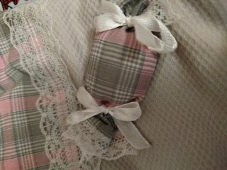 Bolsita de tela tipo caramelo Hecho a mano 15x20