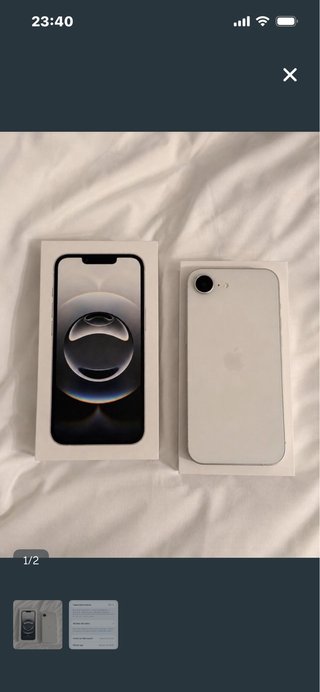 iPhone 16 Blanco/plata