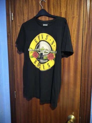 Camiseta Guns N' Roses Negra Talla L/XL