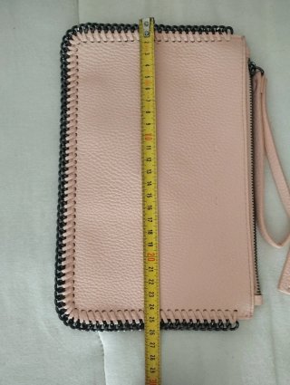 Bolso de mano rosa
