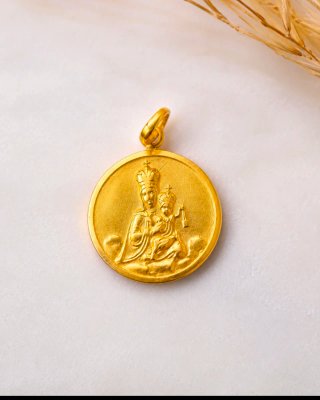 Medalla Virgen Oro 18K