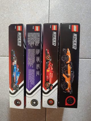 Lego Speed Champions 4 Cajas F1