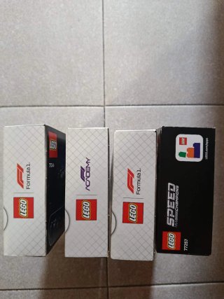 Lego Speed Champions 4 Cajas F1