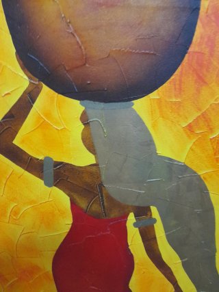Cuadro Figuras Mujeres Étnicas