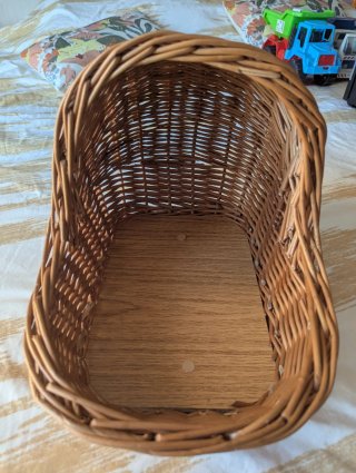 Cesta mimbre bebé/mascota