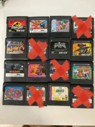 Lote 11 Juegos Sega Game Gear