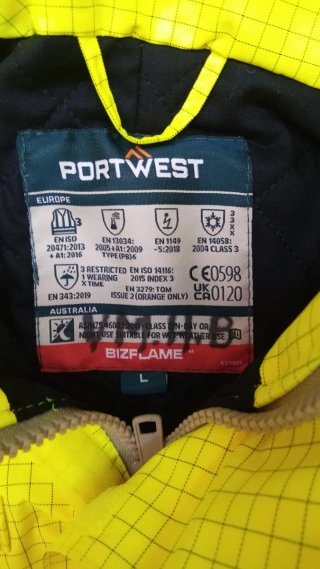 Chaqueta de trabajo alta visibilidad