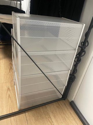 Cajas transparentes apilables para zapatos (7unds)