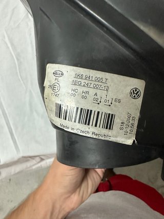 Faros Golf MK5 GT Negros
