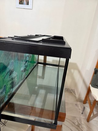 Acuario 120L Negro y Transparente
