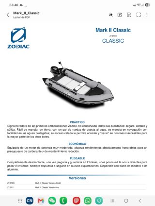Zodiac classic Mark II PRECIO NEGOCIABLE