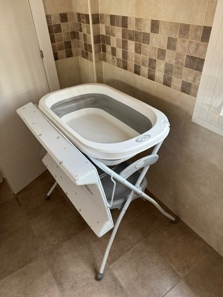 Bañera bebé con cambiador y reductor