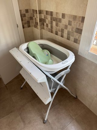 Bañera bebé con cambiador y reductor