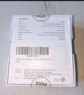Auriculares inalámbricos AOSRAU BS01