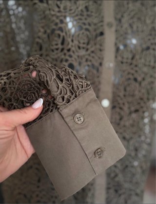 Camicia donna pizzo floreale taglia M , Verona