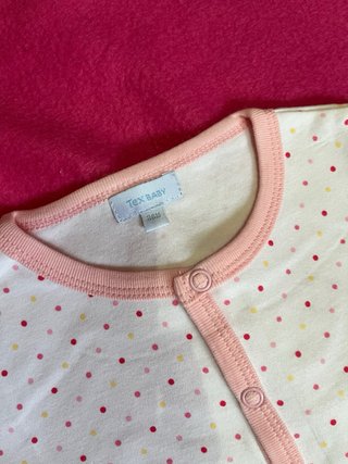 Pack 3 Pijamas Bebé Tex Baby Rosa 36M