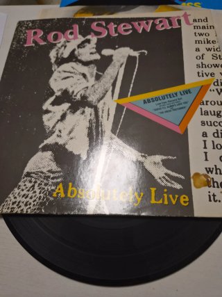Doble Vinilo Rod Stewart Absolutely Live