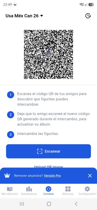 Cambio cromos mundial